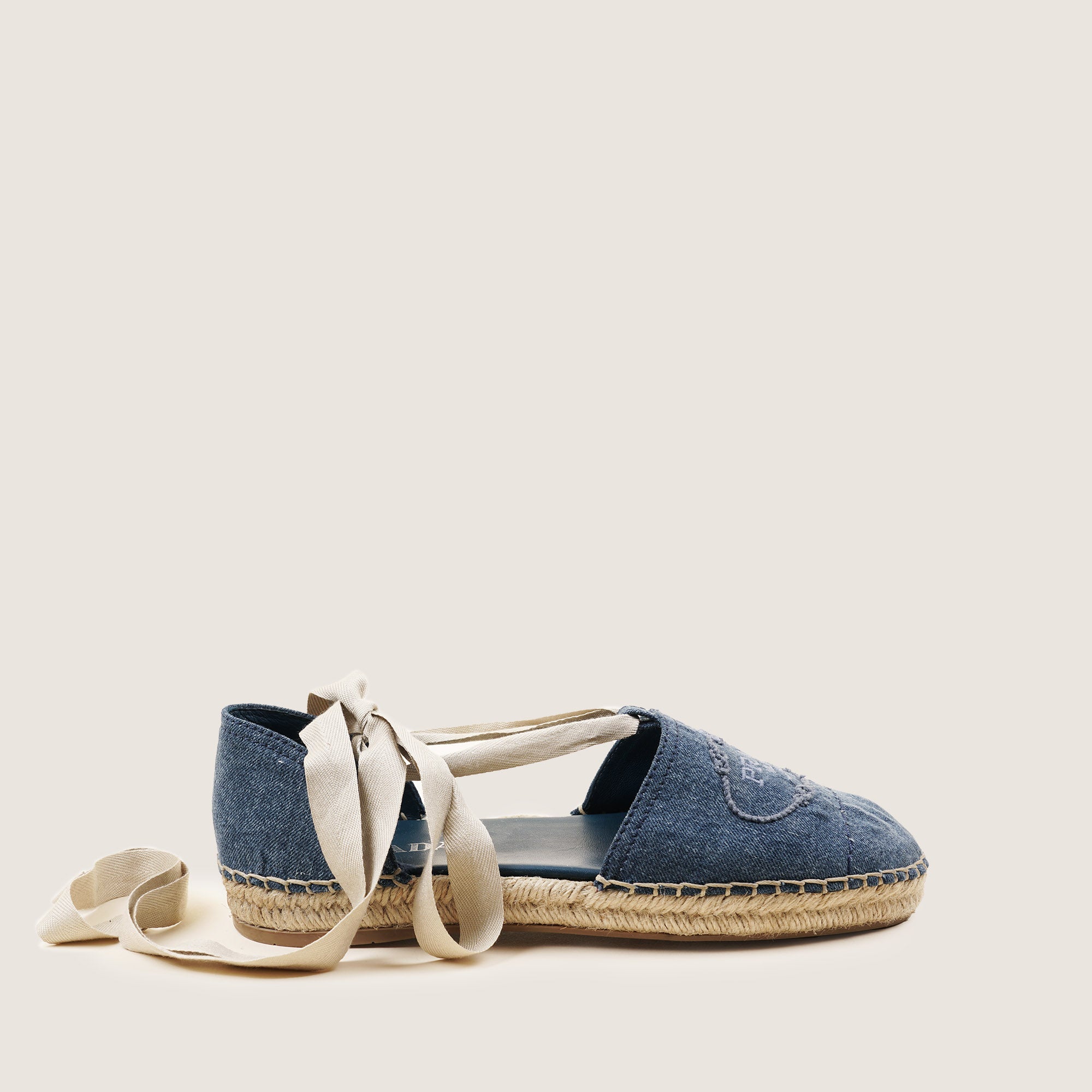 Denim Espadrilles 40 - PRADA - Affordable Luxury
