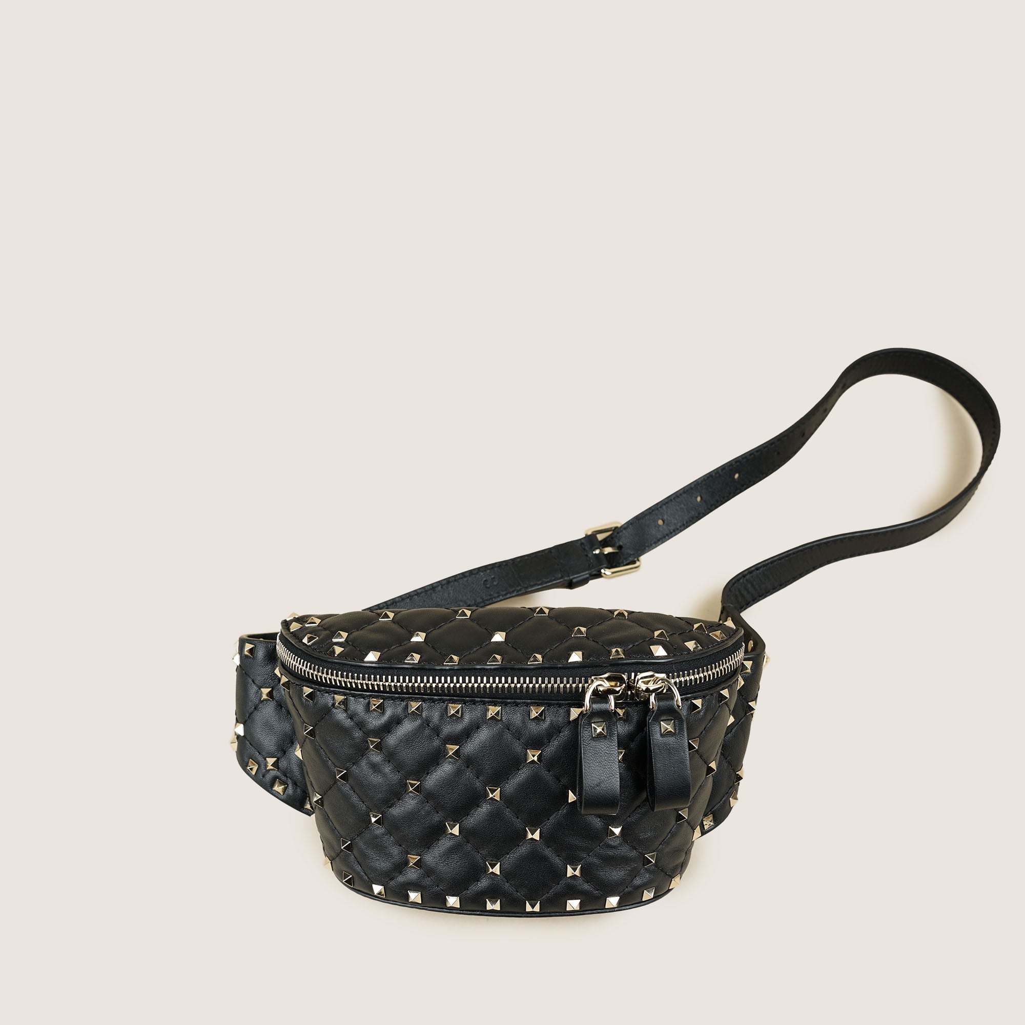 Rockstud Leather Bumbag - VALENTINO - Affordable Luxury
